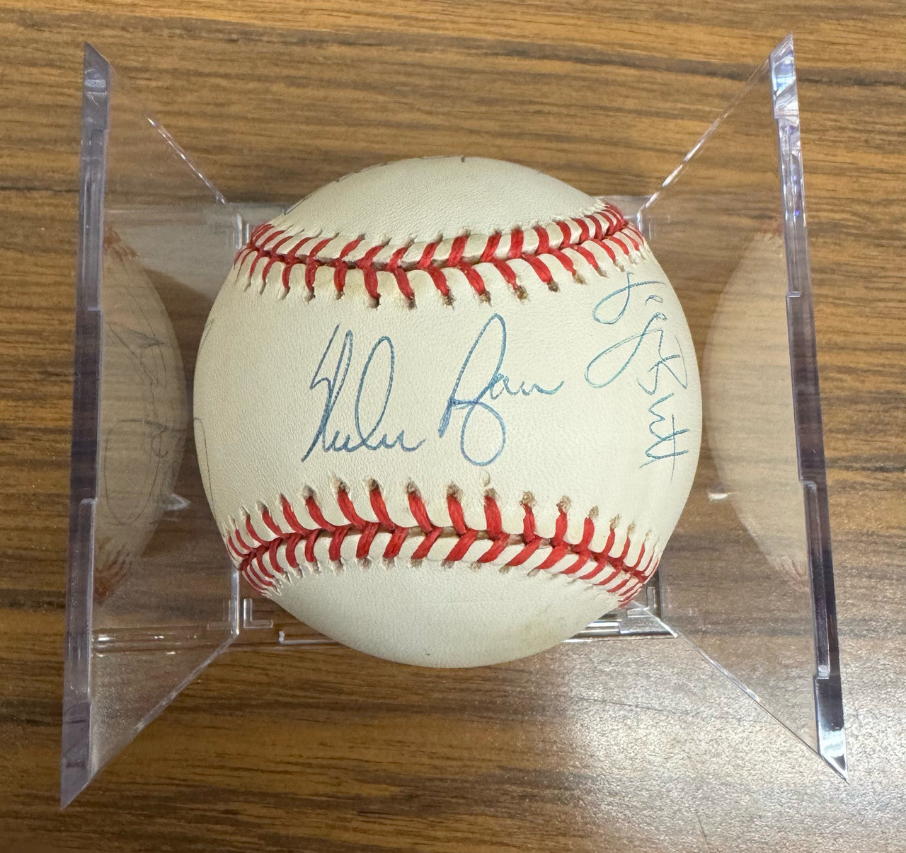 Ryan/Brett/Yount/Cepeda HOF Class of 1999 Signed Autographed OAL Baseball JSA