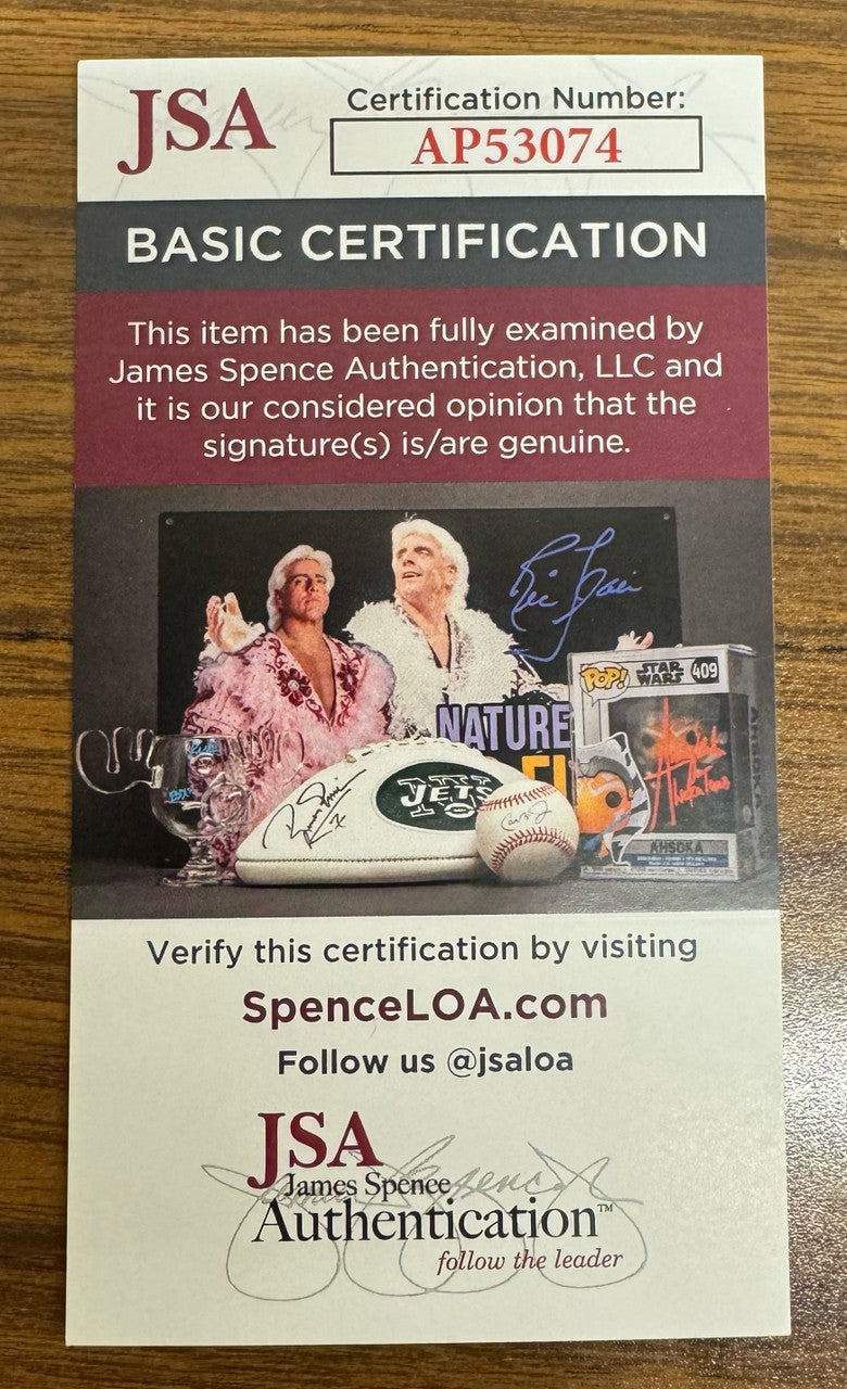 Whitey Herzog Signed Autographed Hall of Fame Postcard JSA