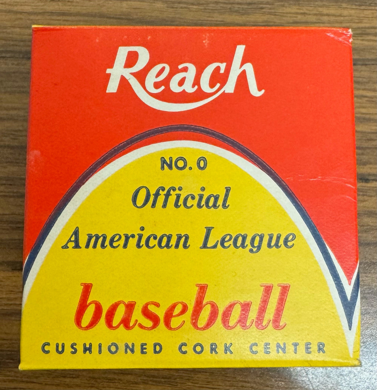 1960s Reach AL Baseball Joe Cronin Sealed w/ Pull Tab