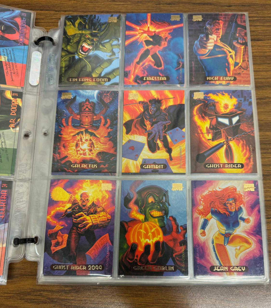 1994 Fleer Marvel Masterpieces Complete Base Set (140) NM