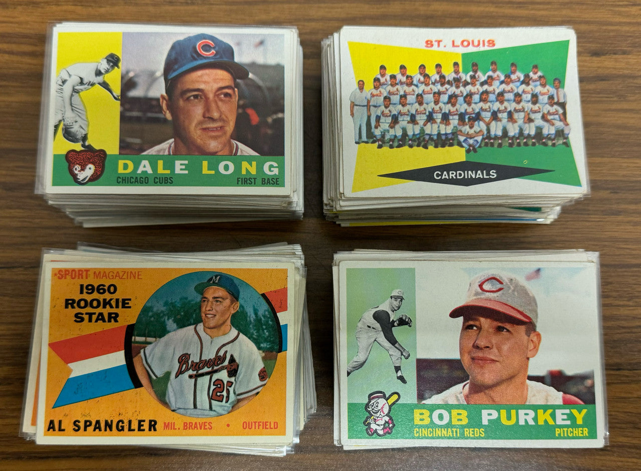 1960 Topps Baseball Partial Set 335/572 Overall VG/EX-EX+