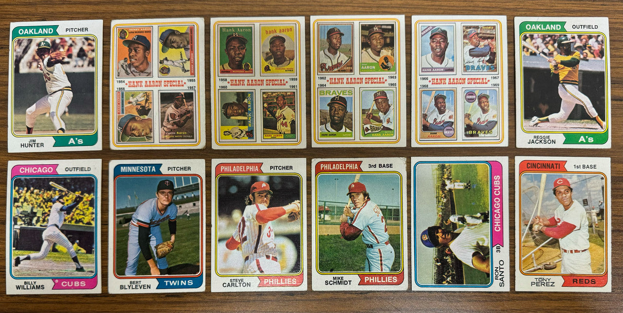 1974 Topps Baseball Near Complete Set 659/660 VG/EX-EX w/ Team CLs + Traded
