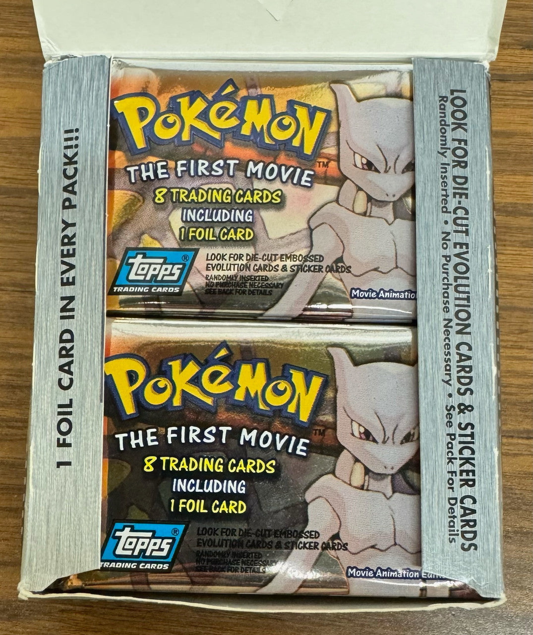 1999 Topps Pokemon The First Movie Booster Box 36 Factory Sealed Blue Packs