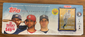 2010 Topps Baseball Complete Factory Set Sealed Babe Ruth