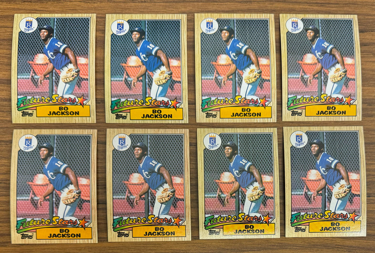1987 Topps Future Stars Bo Jackson RC #170 Lot of 25 NM or Better
