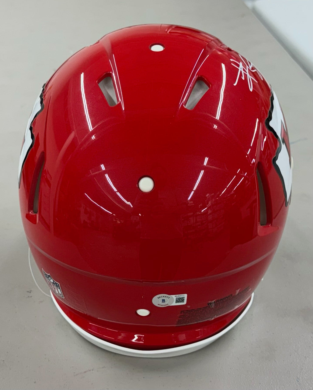 Travis Kelce Signed Autographed FS Authentic Speed Helmet Beckett