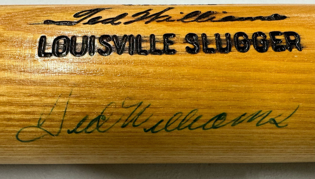 Ted Williams Signed Autographed Louisville Slugger Bat JSA *694