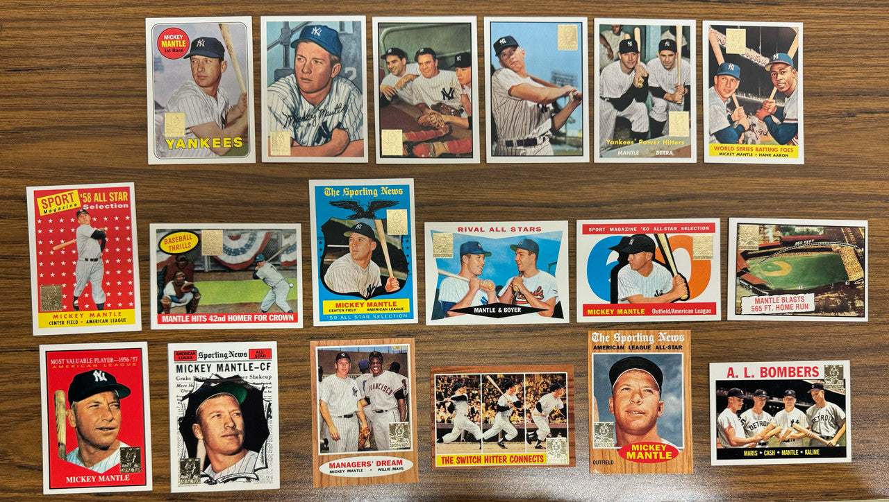 1996 Topps Mickey Mantle Commemorative Set of 36 Cards