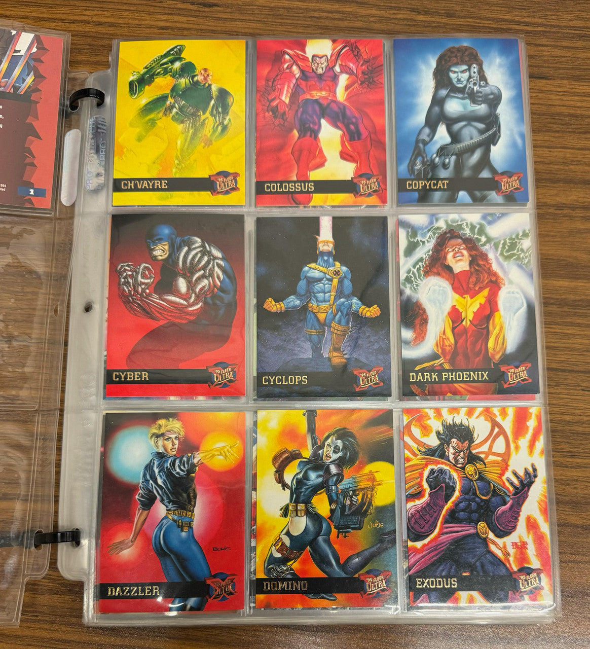 1995 Fleer Ultra X-Men Wolverine Binder New Sealed + Near Complete Set 142/150