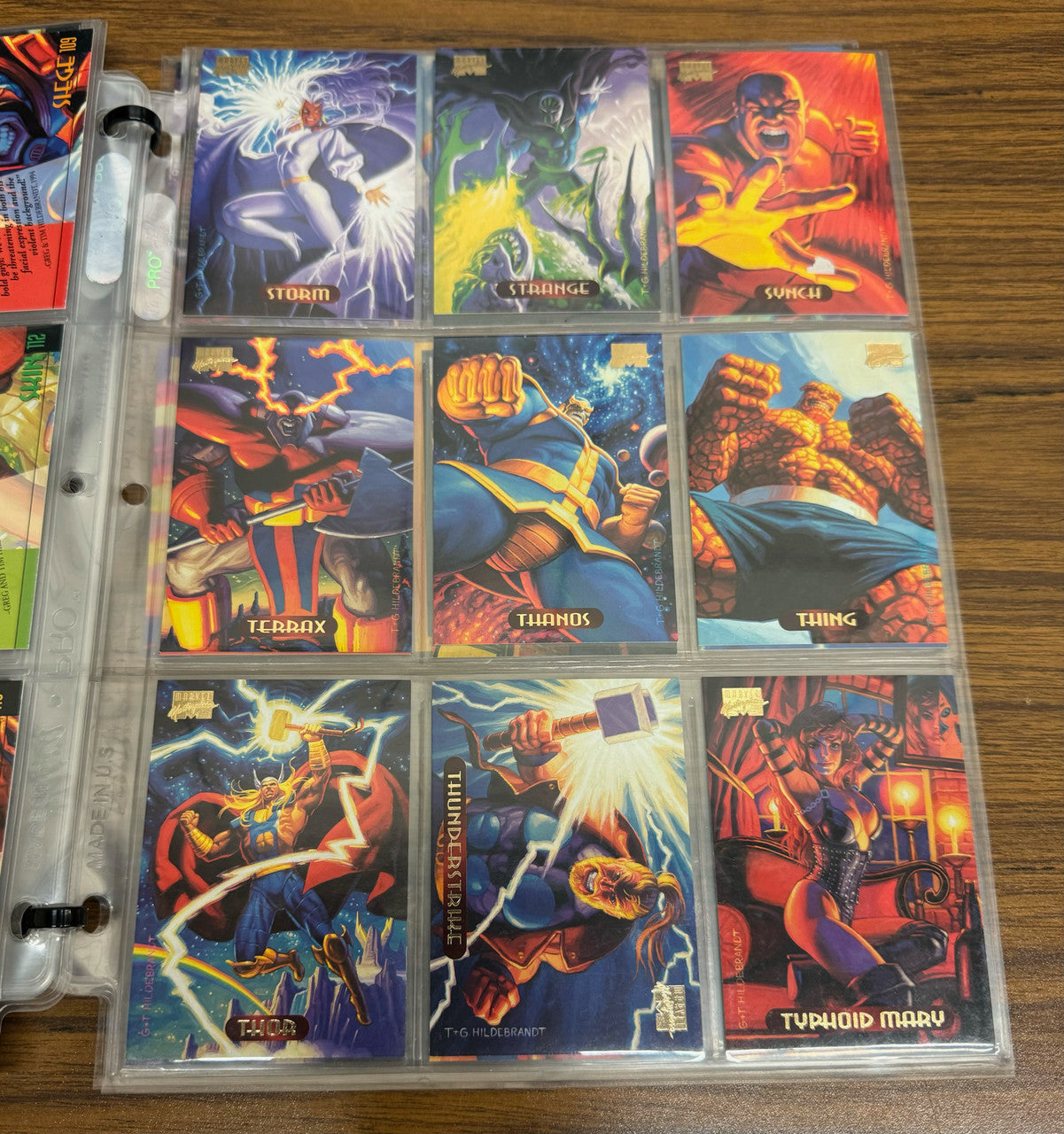 1994 Fleer Marvel Masterpieces Complete Base Set (140) NM
