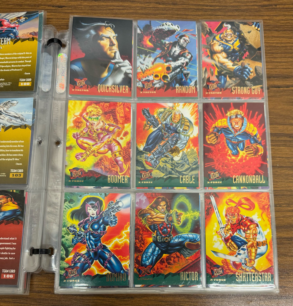 1995 Fleer Ultra X-Men Wolverine Binder New Sealed + Near Complete Set 142/150