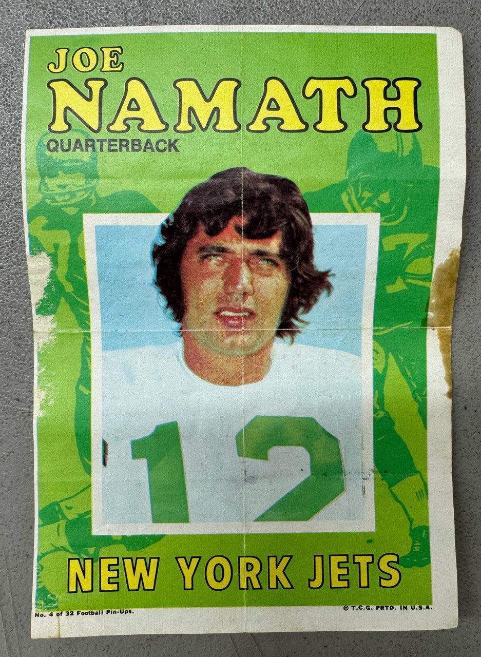 1971 Topps Football Posters Near Complete Set 29/32 Low-Mid Grade