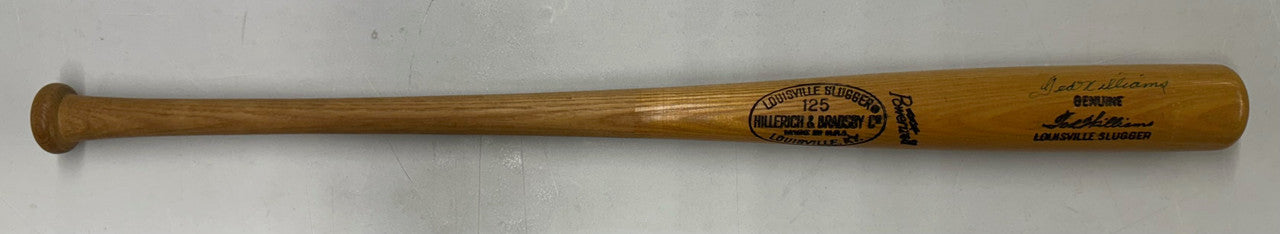 Ted Williams Signed Autographed Louisville Slugger Bat JSA *695