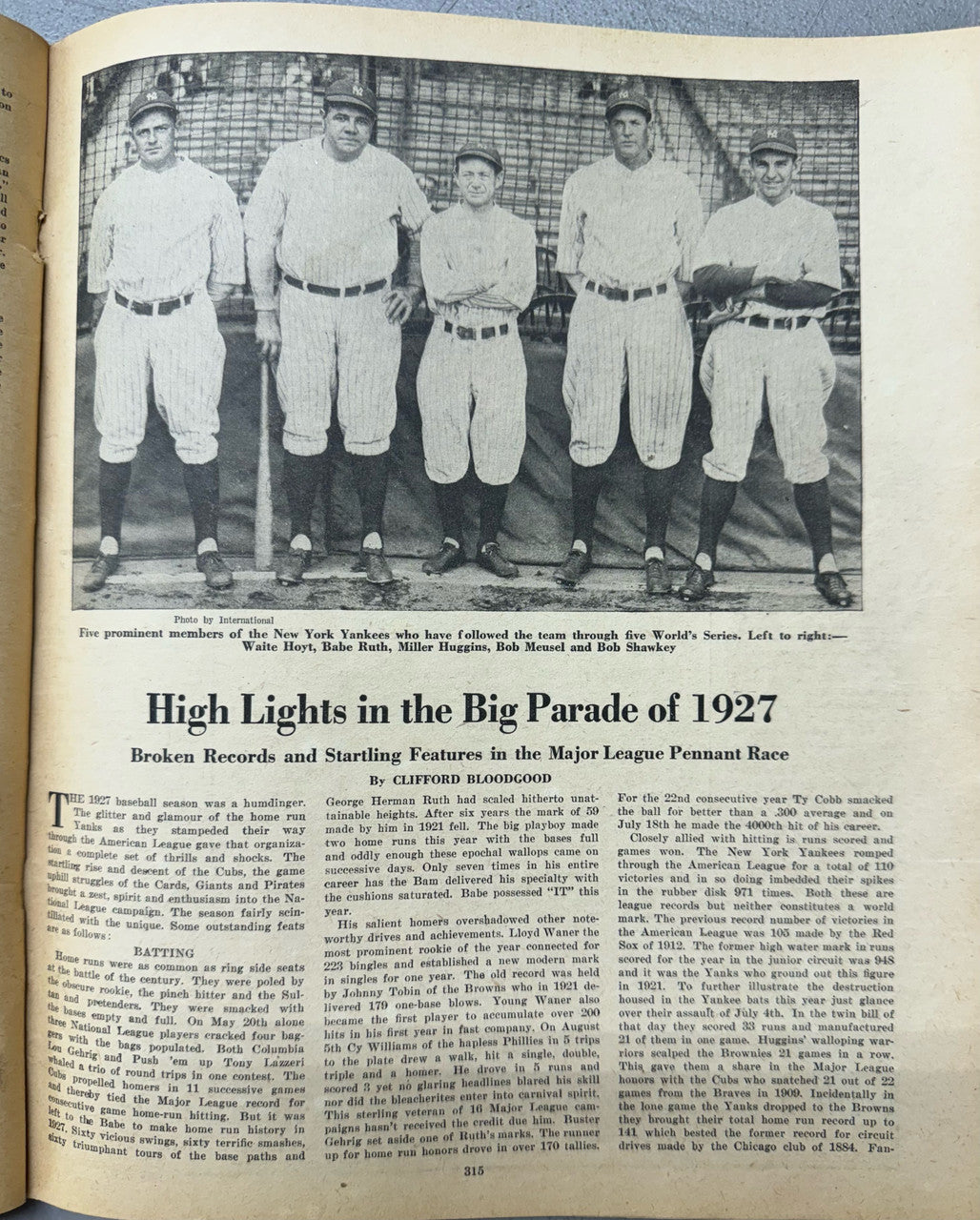 1927-1930 Baseball Magazine Lot of 30 (No Covers or Backs)