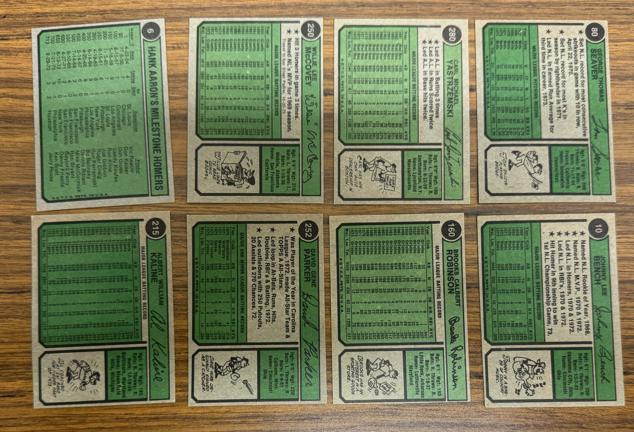 1974 Topps Baseball Near Complete Set 659/660 VG/EX-EX w/ Team CLs + Traded