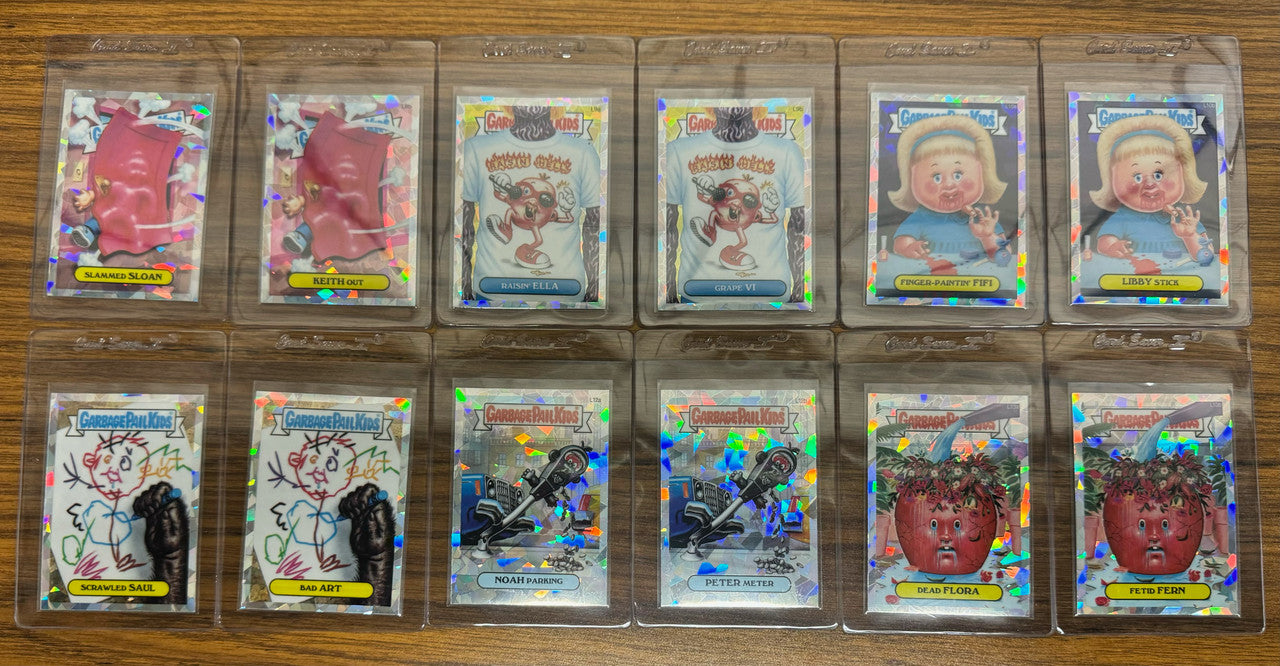 2013 Topps Garbage Pail Kids Chrome Series 1 Atomic Refractor Complete Set (110)