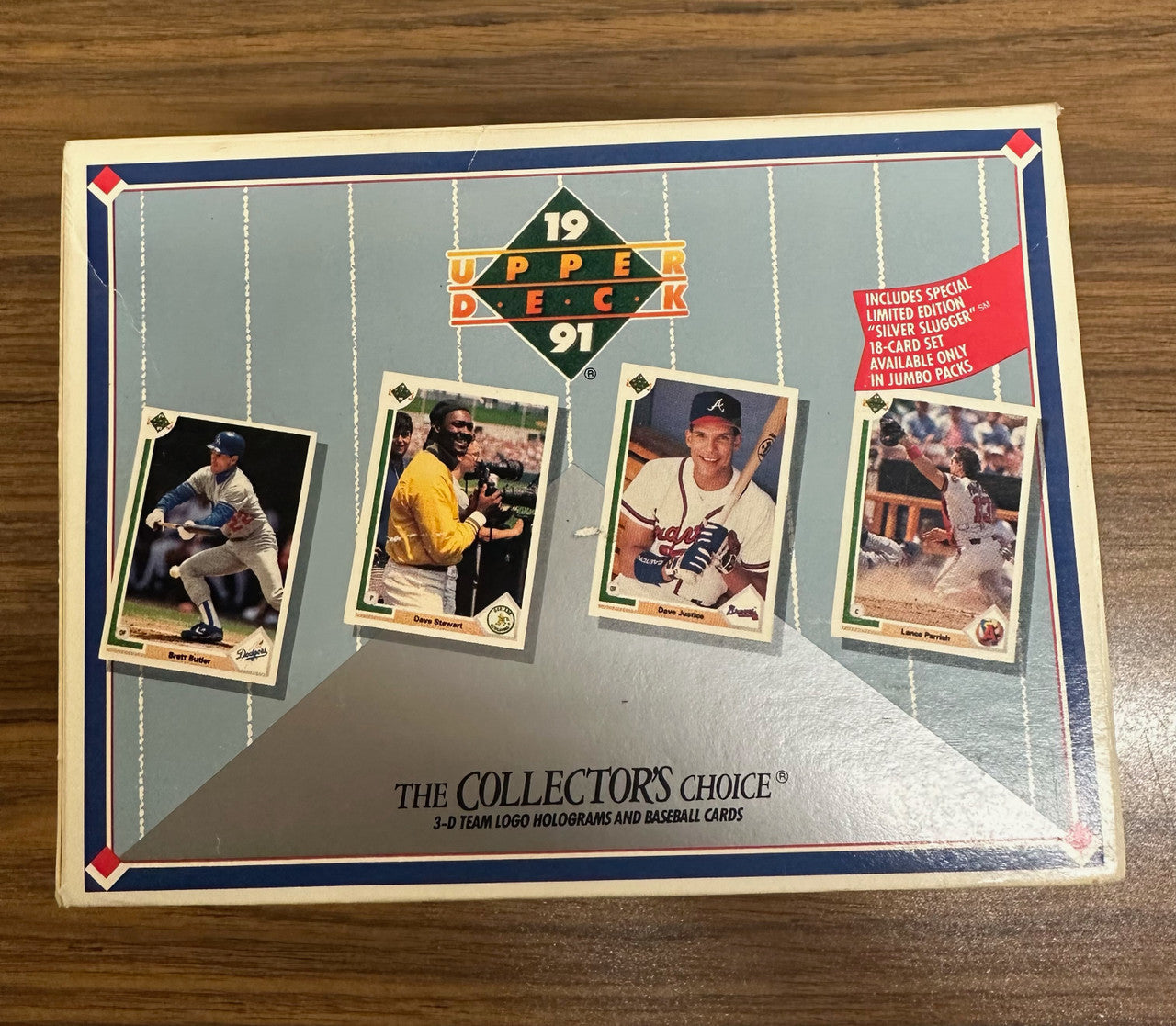 1991 Upper Deck Baseball Jumbo Pack Box (20 Packs)
