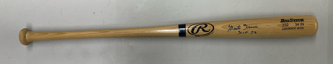 Monte Irvin Signed Autographed Rawlings Adirondack Bat JSA