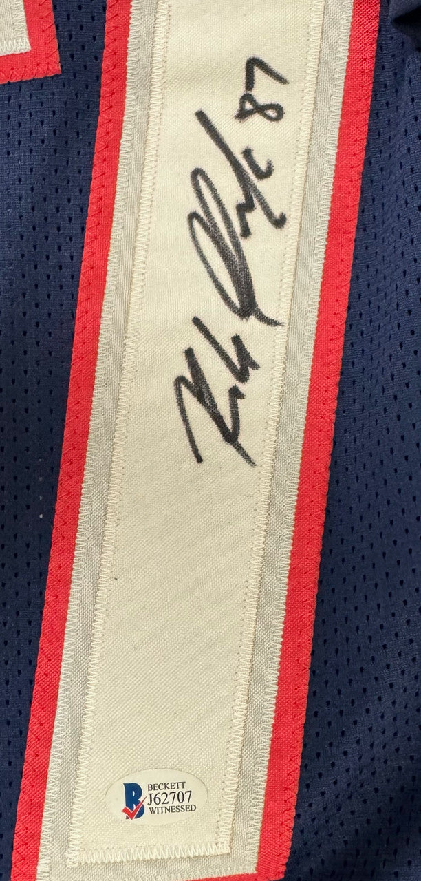 Rob Gronkowski Signed Autographed Custom Jersey Beckett