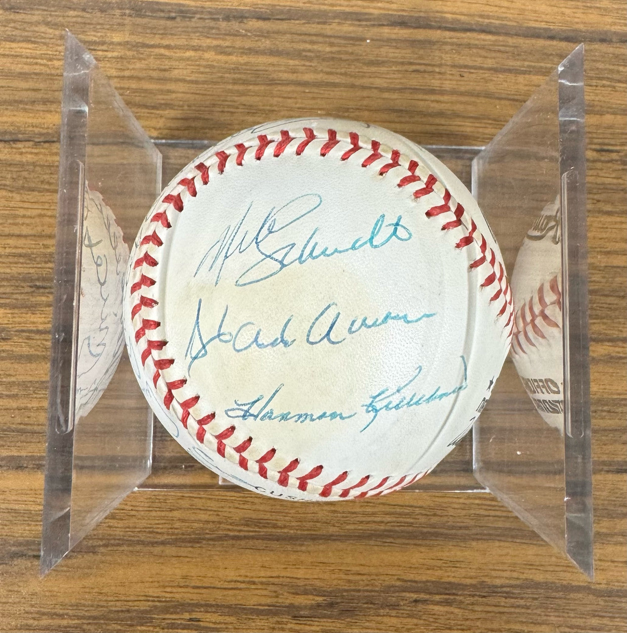 500 HR Club Signed Autographed ONL Baseball Mantle Williams Mays Aaron ++ JSA