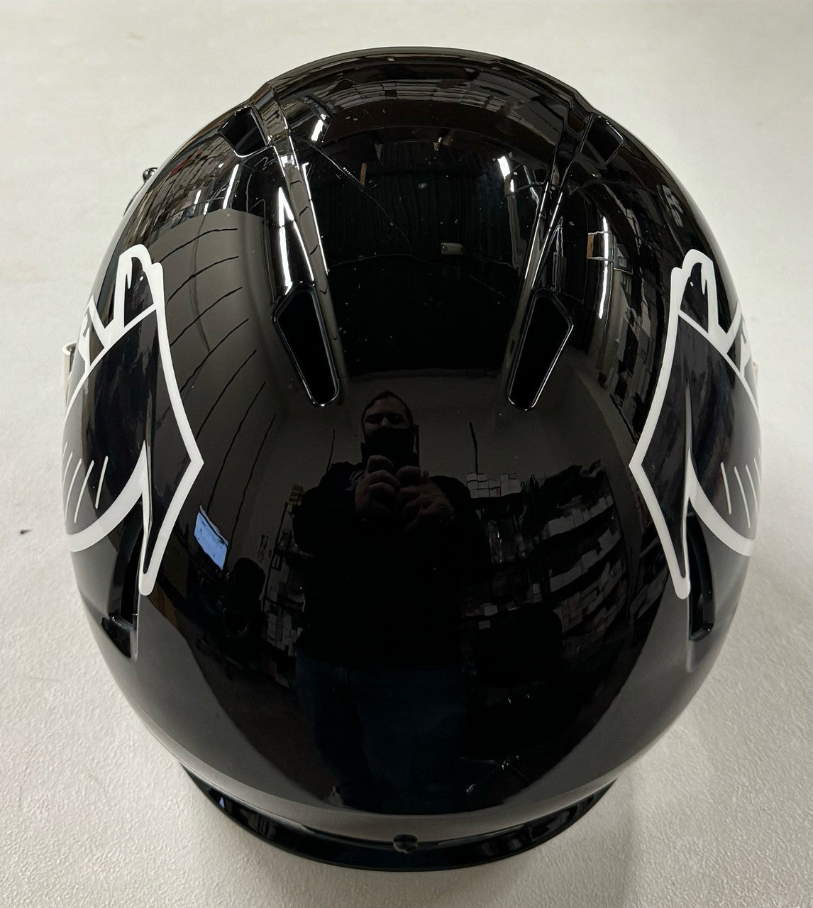 Michael Vick Signed Autographed Atlanta Falcons Throwback Full Size Helmet BAS