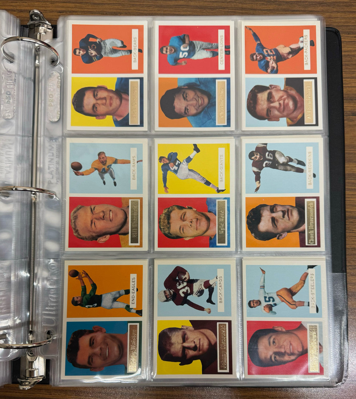 1994 Topps Archives 1956 & 1957 Football Gold Complete Sets 274 Cards