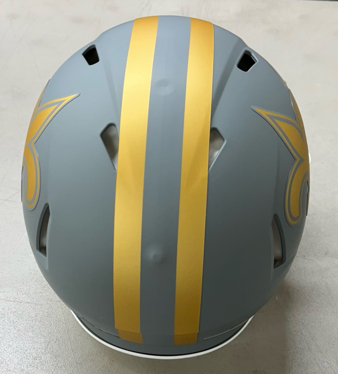 Drew Brees Signed Autographed Slate Speed Authentic FS Helmet Radtke