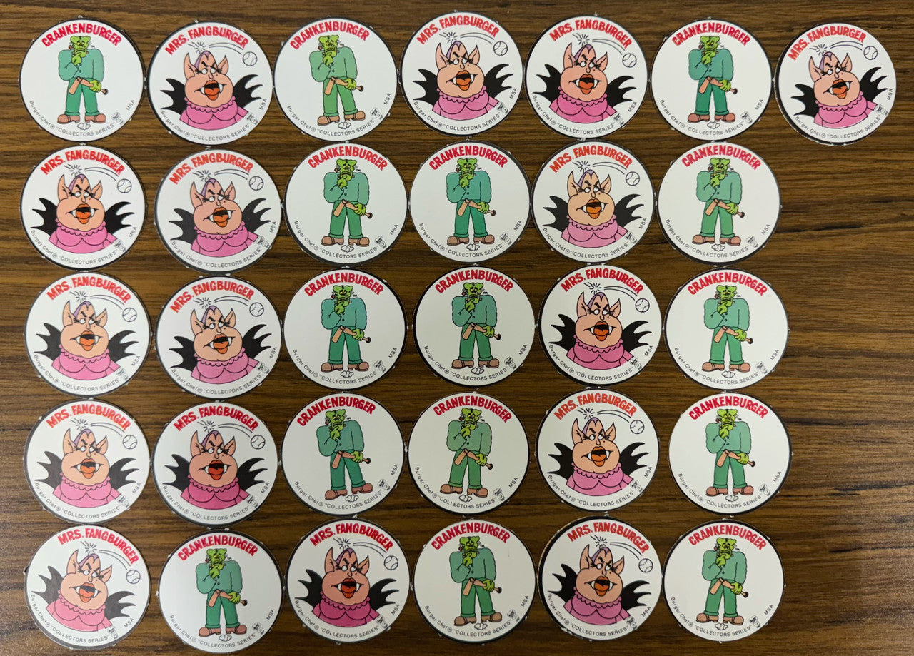 1977 Burger Chef Baseball Discs Near Complete Set 143/216 w/ Stars