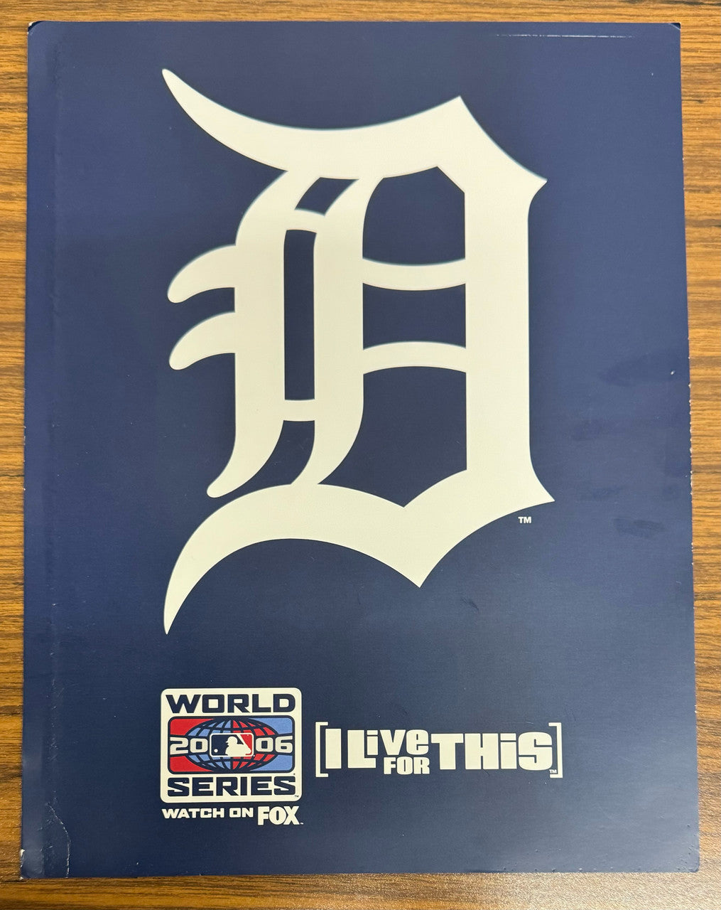 2006 MLB Detroit Tigers Playoff/World Series Package (Tickets Program Pin DVD)