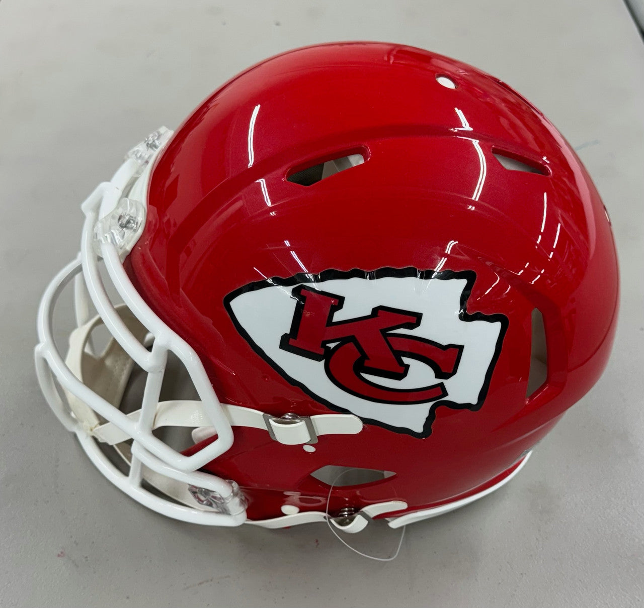 Travis Kelce Signed Autographed FS Authentic Speed Helmet Beckett