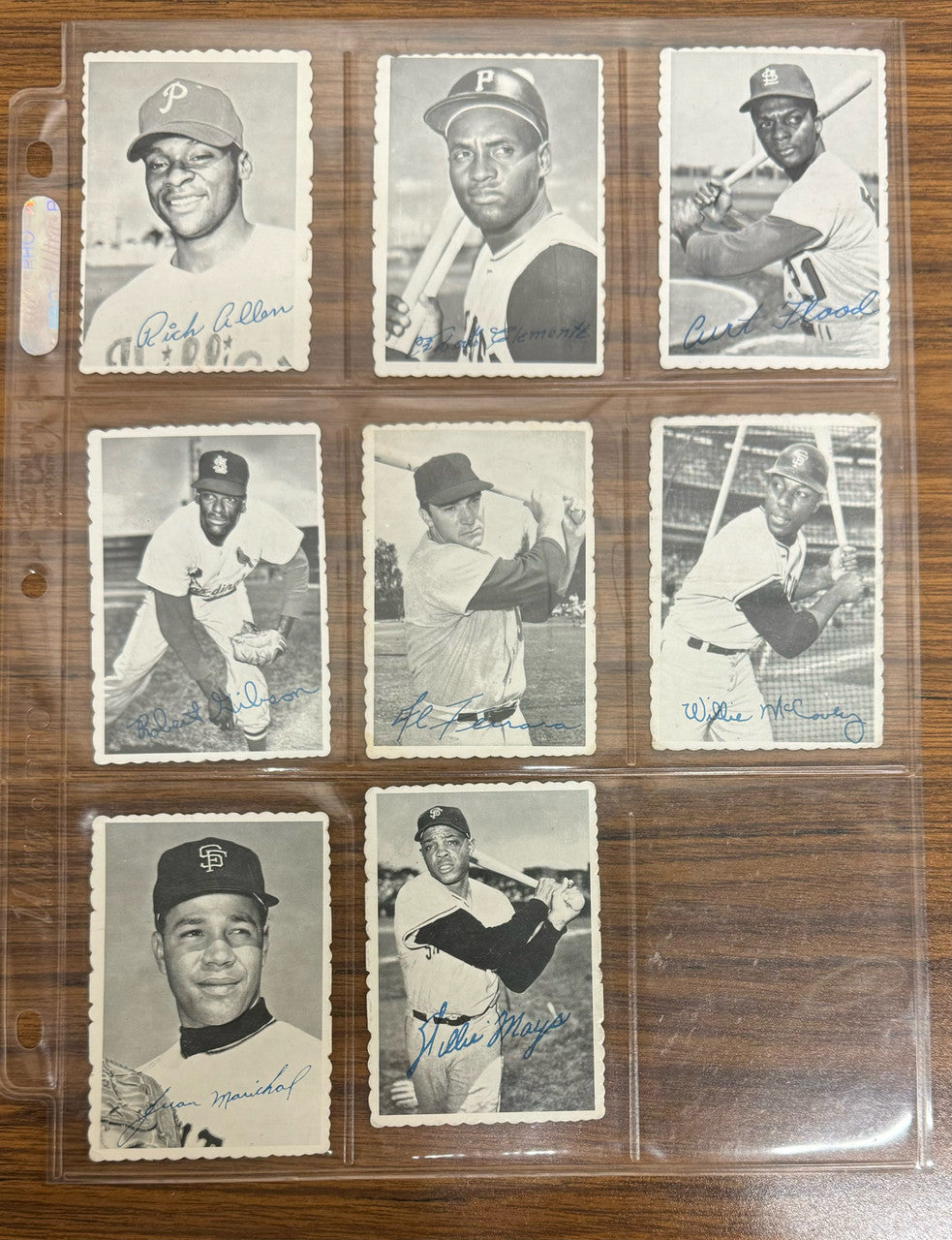 1969 Topps Deckle Edge Baseball Complete Set (33) VG-EX/MT
