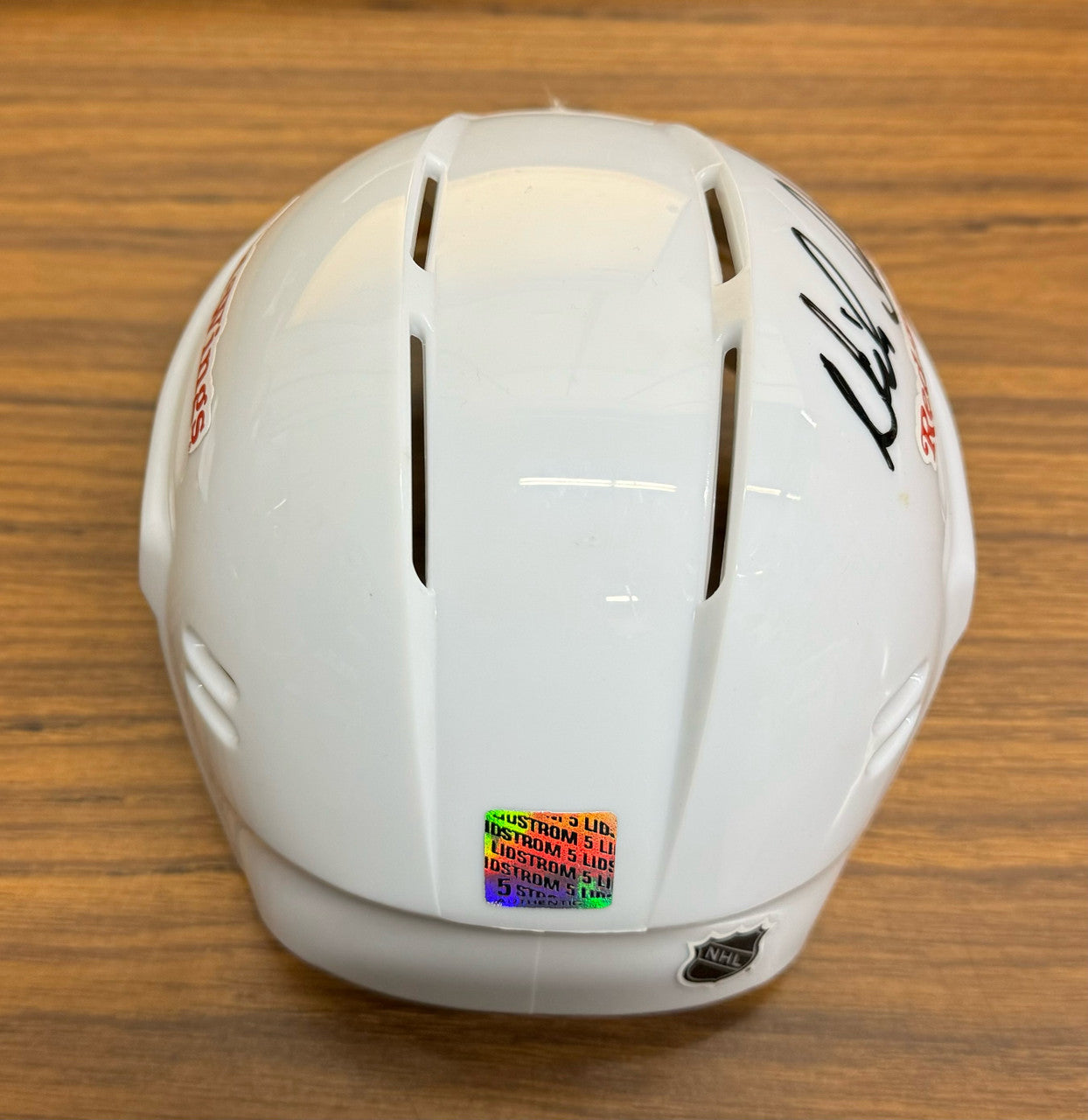 Nicklas Lidstrom Signed Autographed Mini Helmet Red Wings