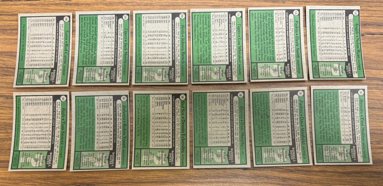 1979 Topps Baseball Complete Set (726) NM/MT Overall