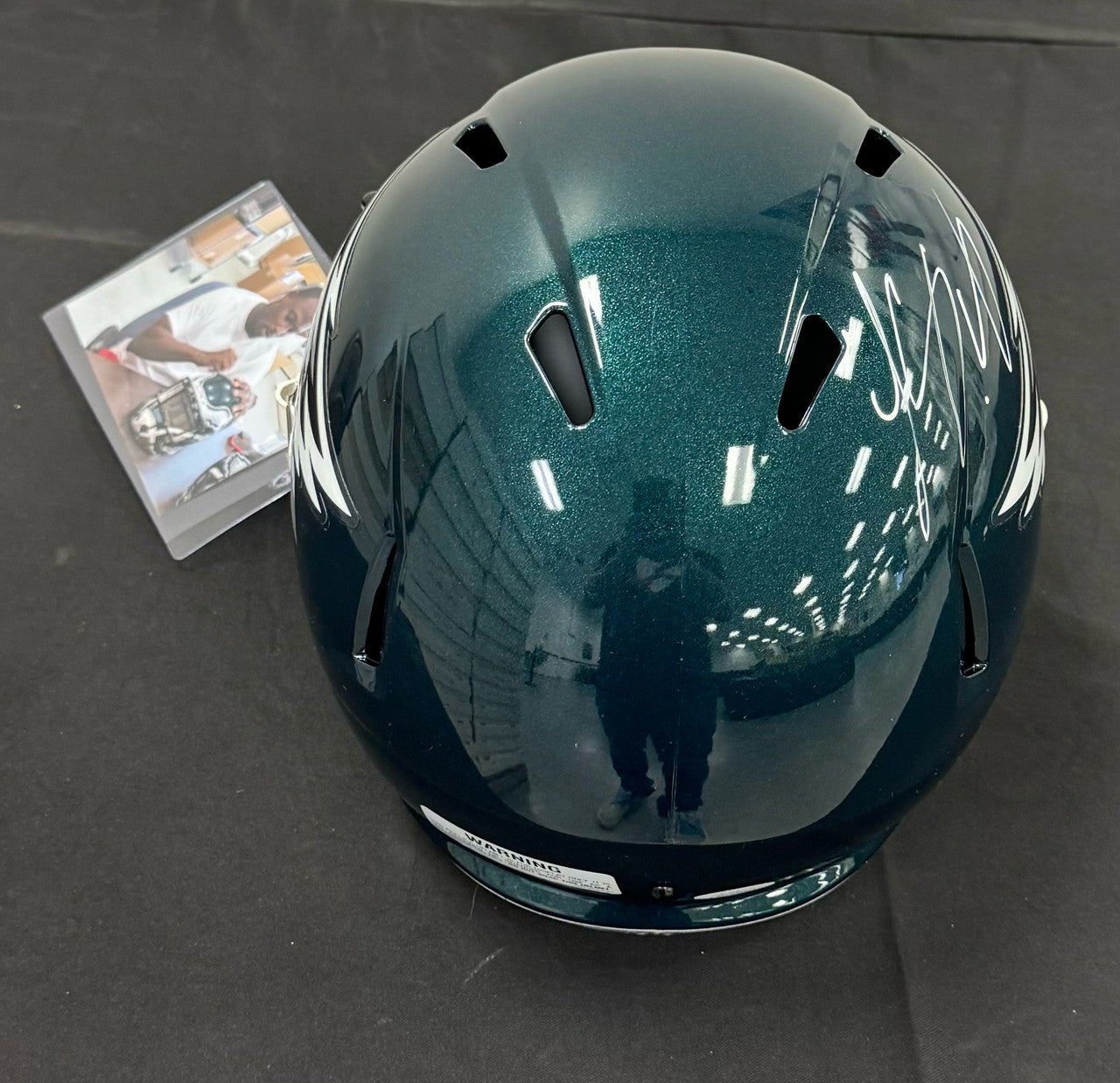 LeSean McCoy Signed Autographed FS Replica Helmet JSA