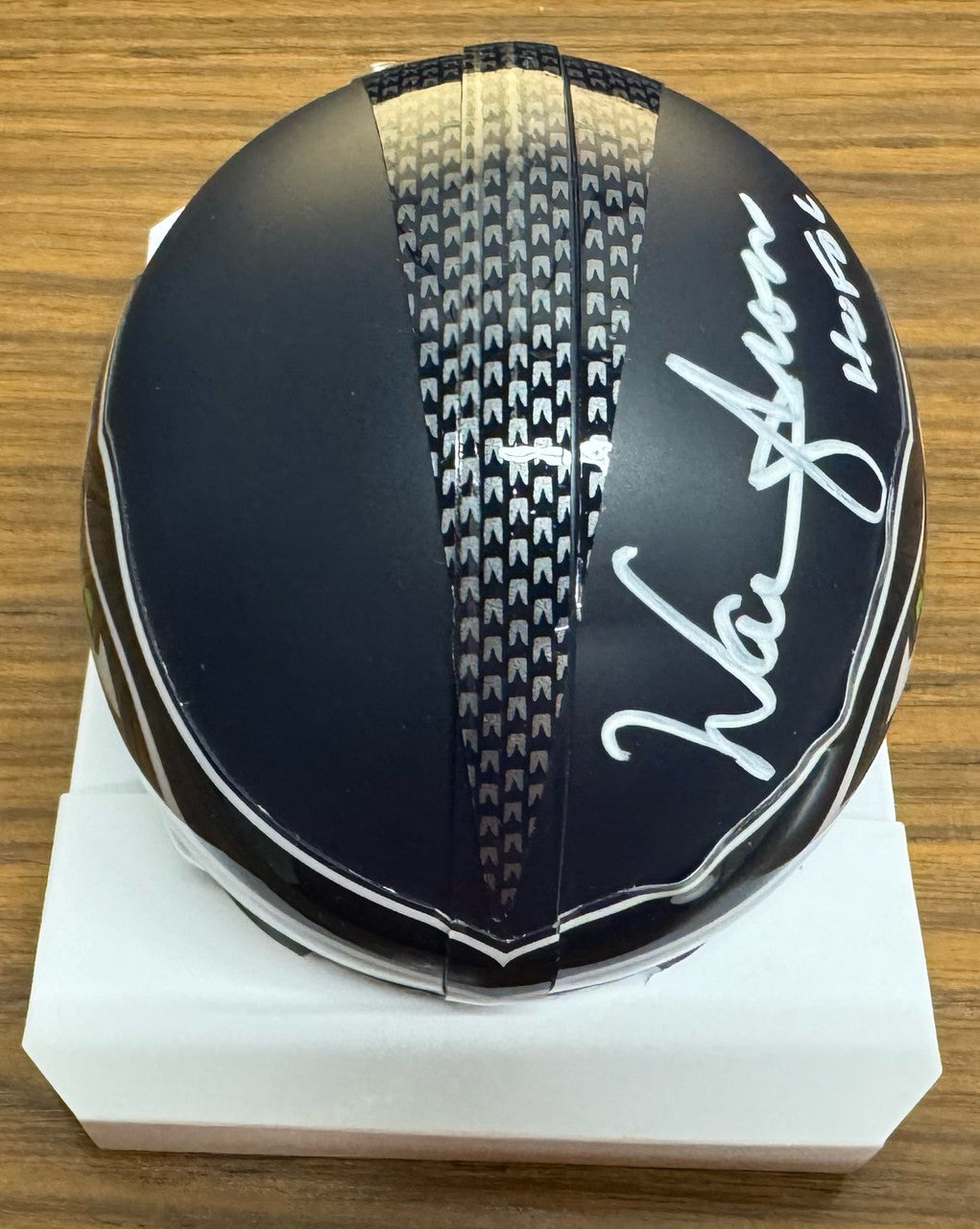 Warren Moon Signed Autographed Seahawks Mini Helmet Tristar