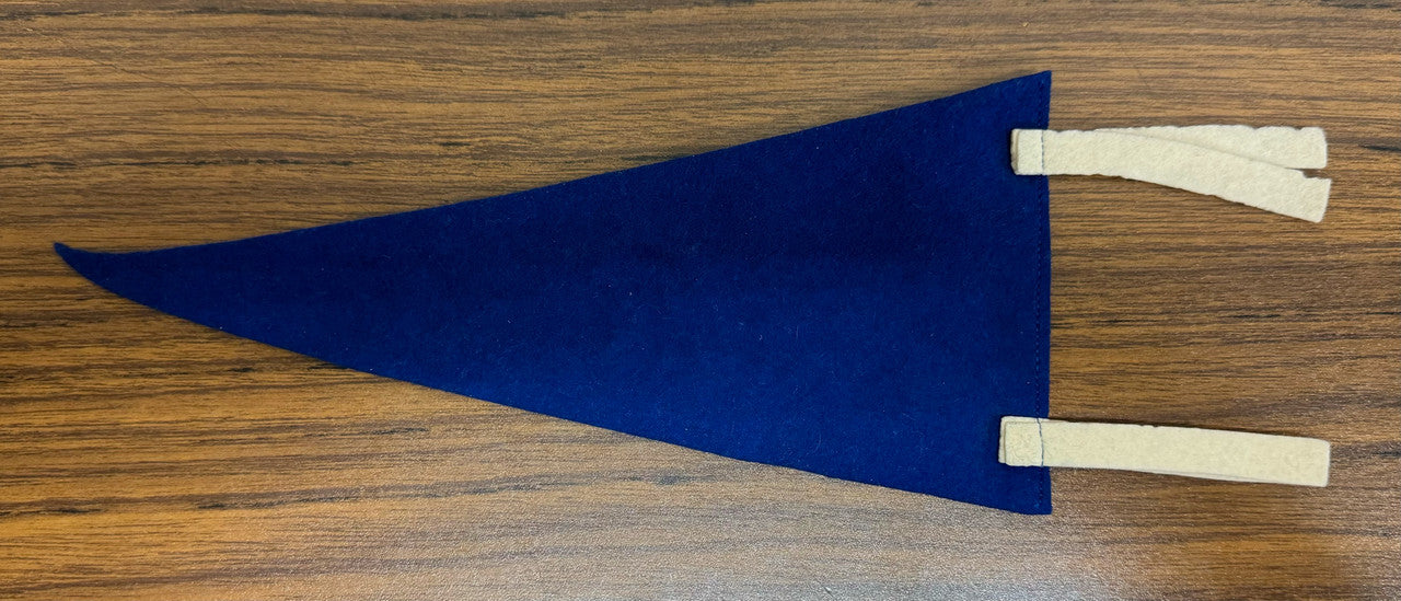 1950s Rare Vintage Brooklyn Dodgers Mini Pennant Dem Bums