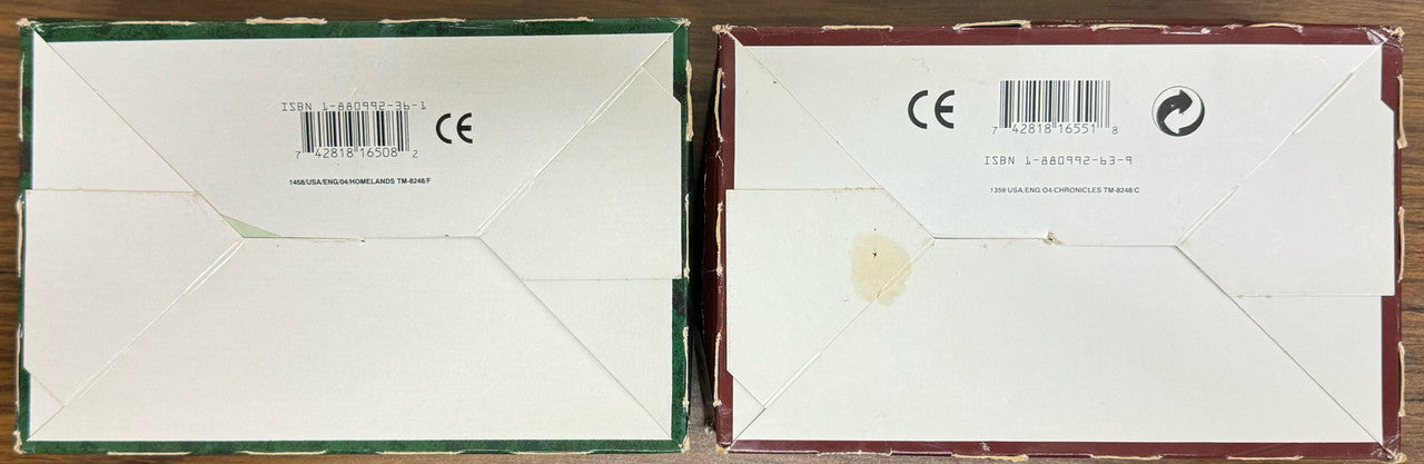 Magic the Gathering Homelands and Chronicles Lot of 2 EMPTY Boxes
