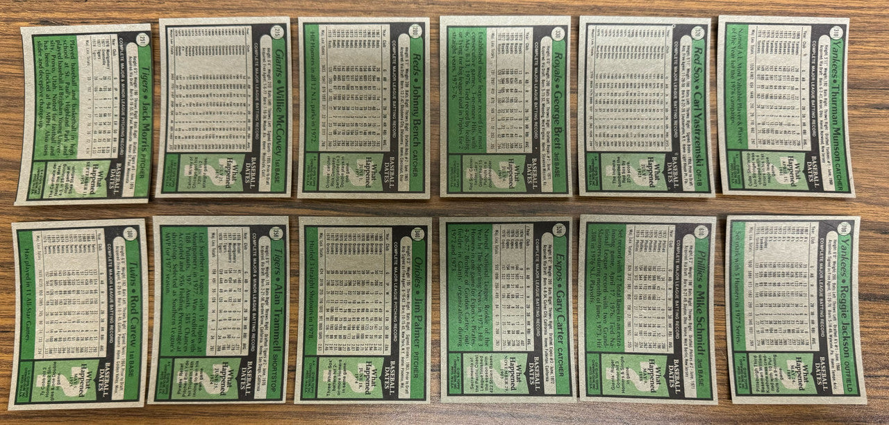 1979 Topps Baseball Complete Set (726) NM-MT Ozzie Smith RC