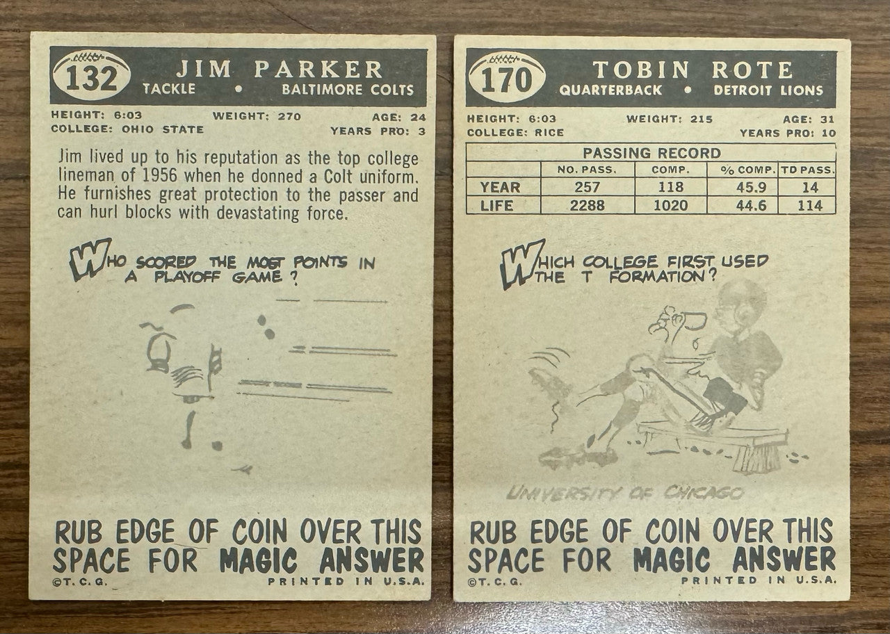 1959 Topps Football Complete Set (176) VG/EX Jim Brown BGS 4