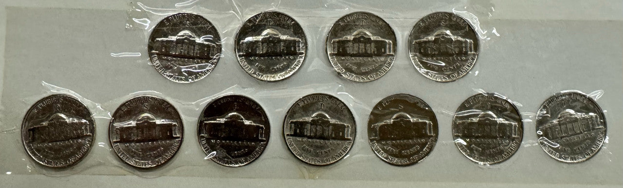 World War II Emergency Coinage Collection Framed