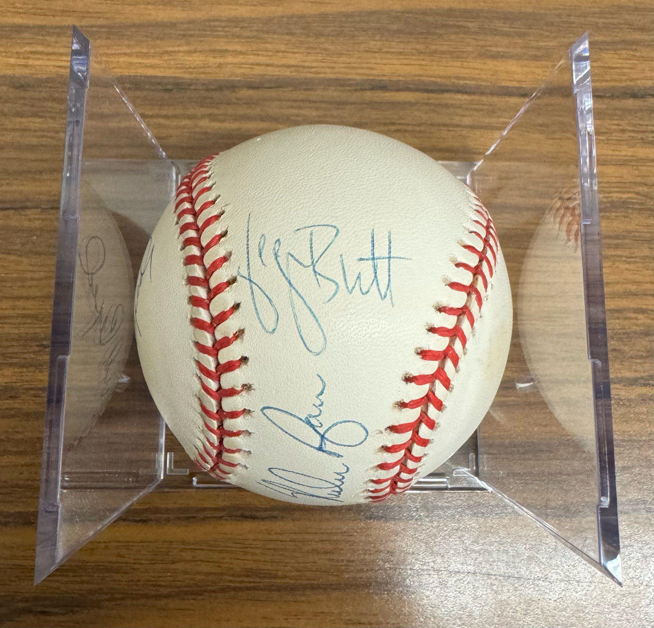 Ryan/Brett/Yount/Cepeda HOF Class of 1999 Signed Autographed OAL Baseball JSA