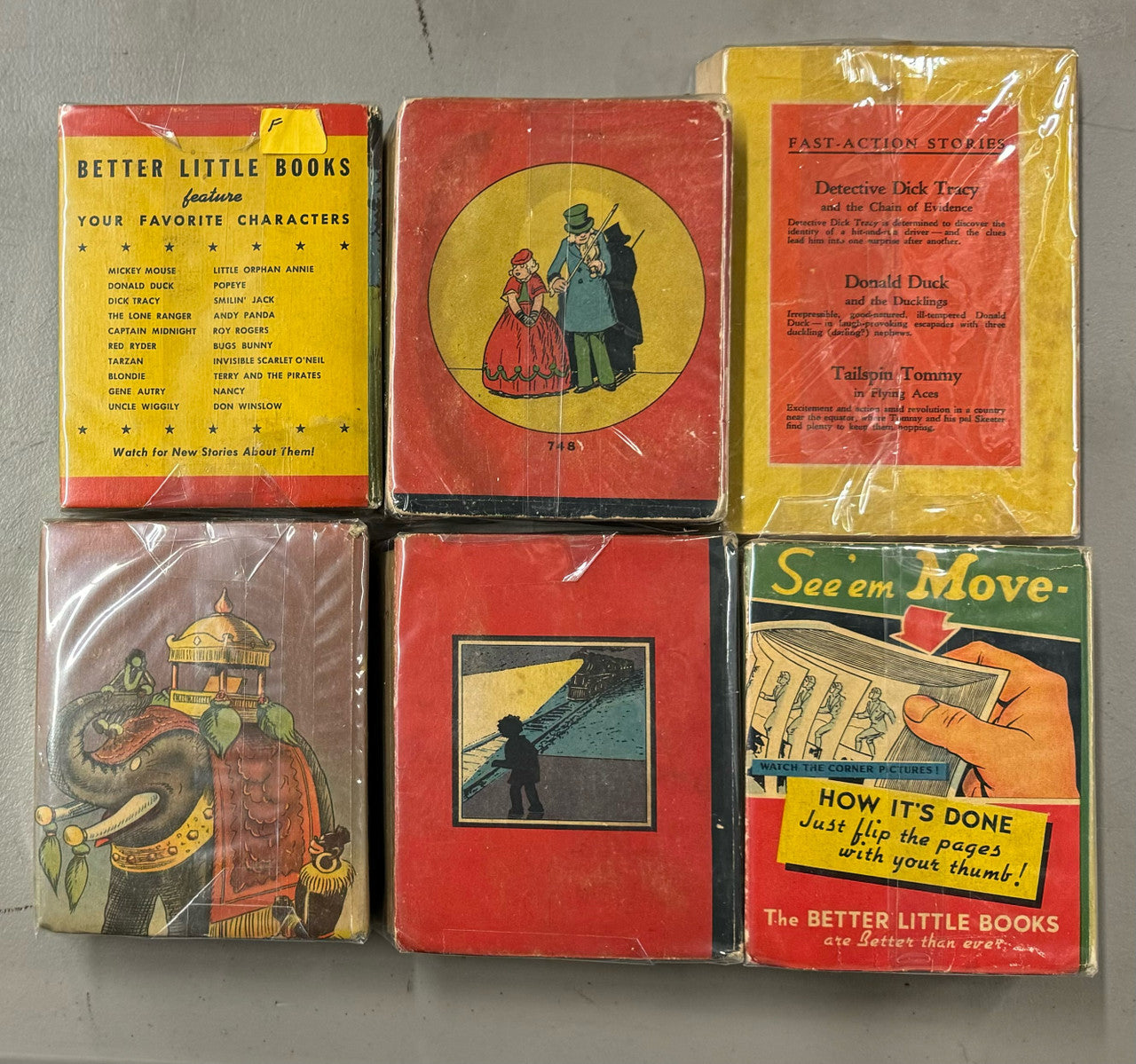 Big Little Books Little Orphan Annie Vintage Lot of 16