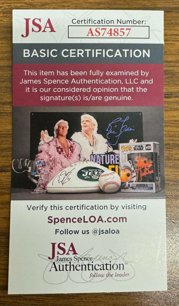 Rocky Colavito Signed Autographed Baseball JSA w/ Card Display