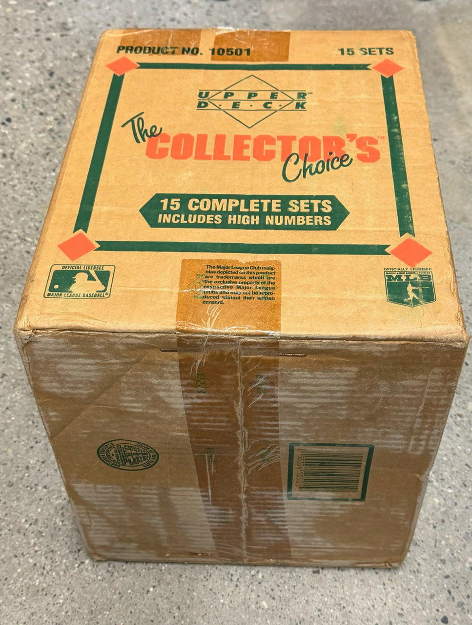 1989 Upper Deck Baseball Factory Set Sealed Case (15) Griffey Jr. RC