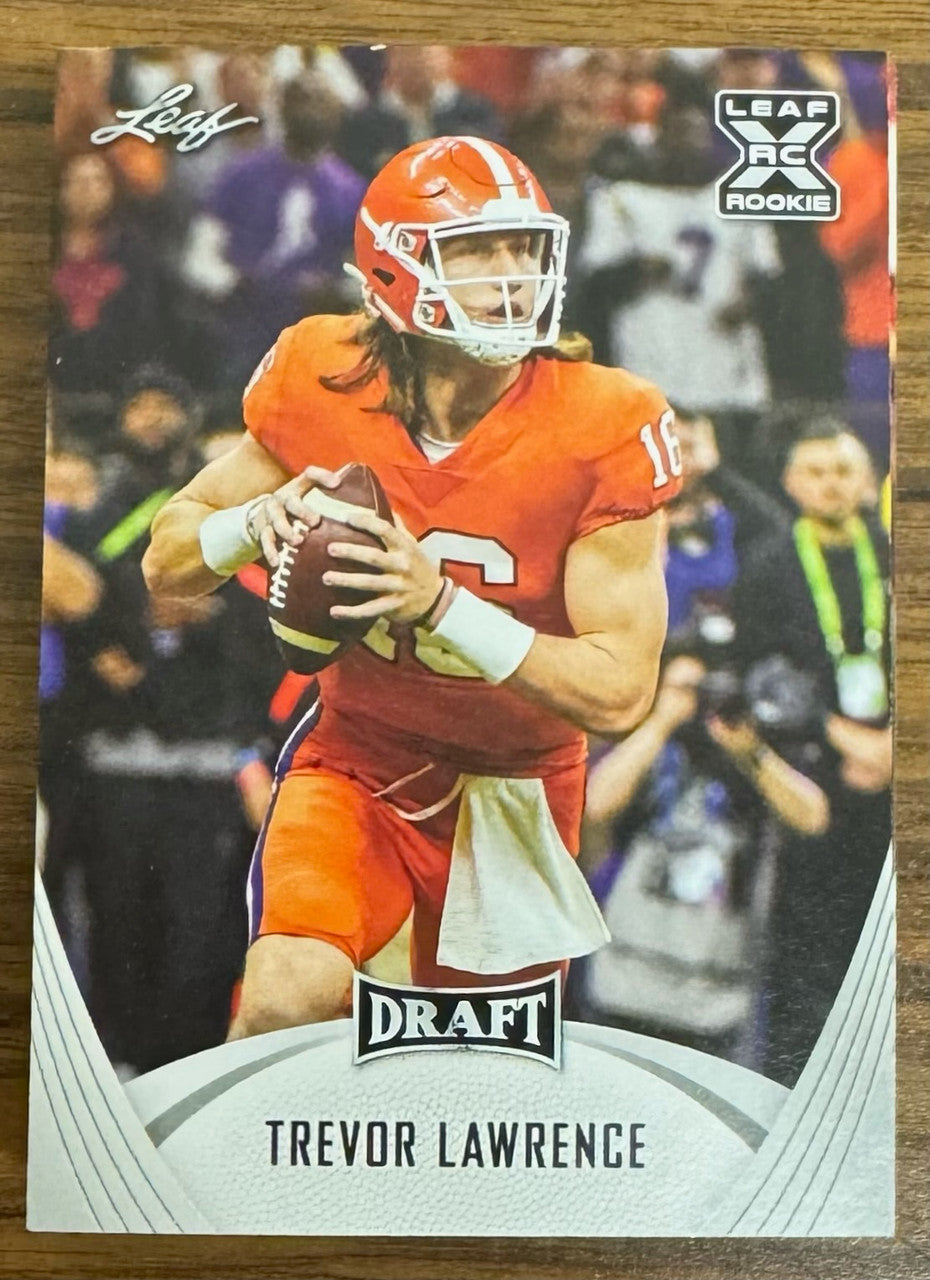2021 Leaf Draft Football Complete 50 Card Set Lawrence Chase Fields