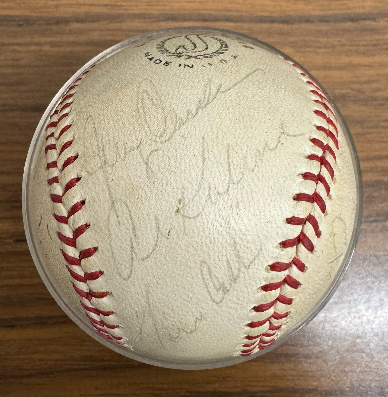 1961 Detroit Tigers Team Signed Autographed Baseball 14 Sigs Cash Kaline ++
