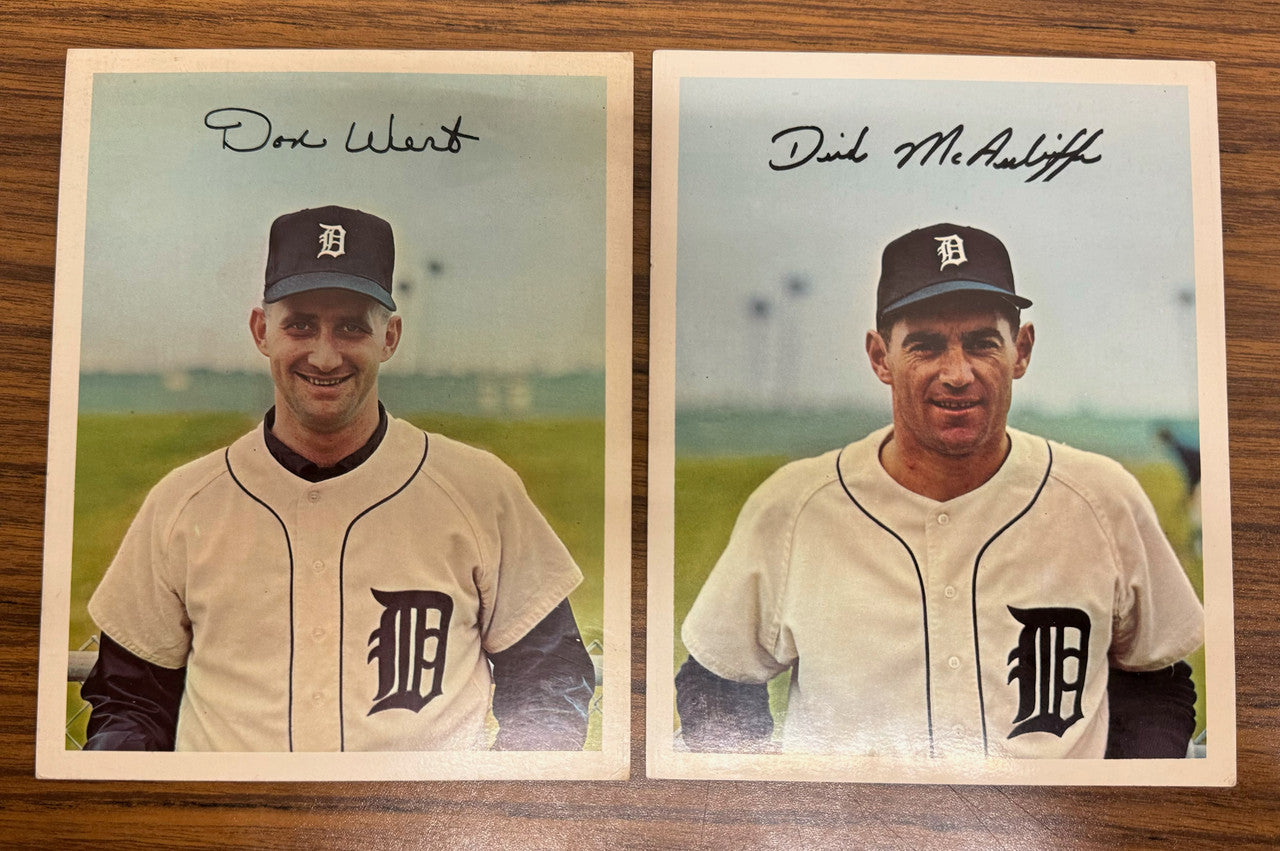 1967 Dexter Press Detroit Tigers Complete Team Set (12) w/ Kaline VG/EX-EX