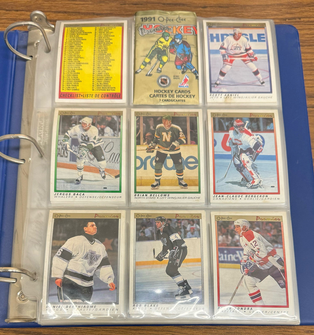 1990-91 O-Pee-Chee OPC Premier Hockey Complete Set (132) NM-MT