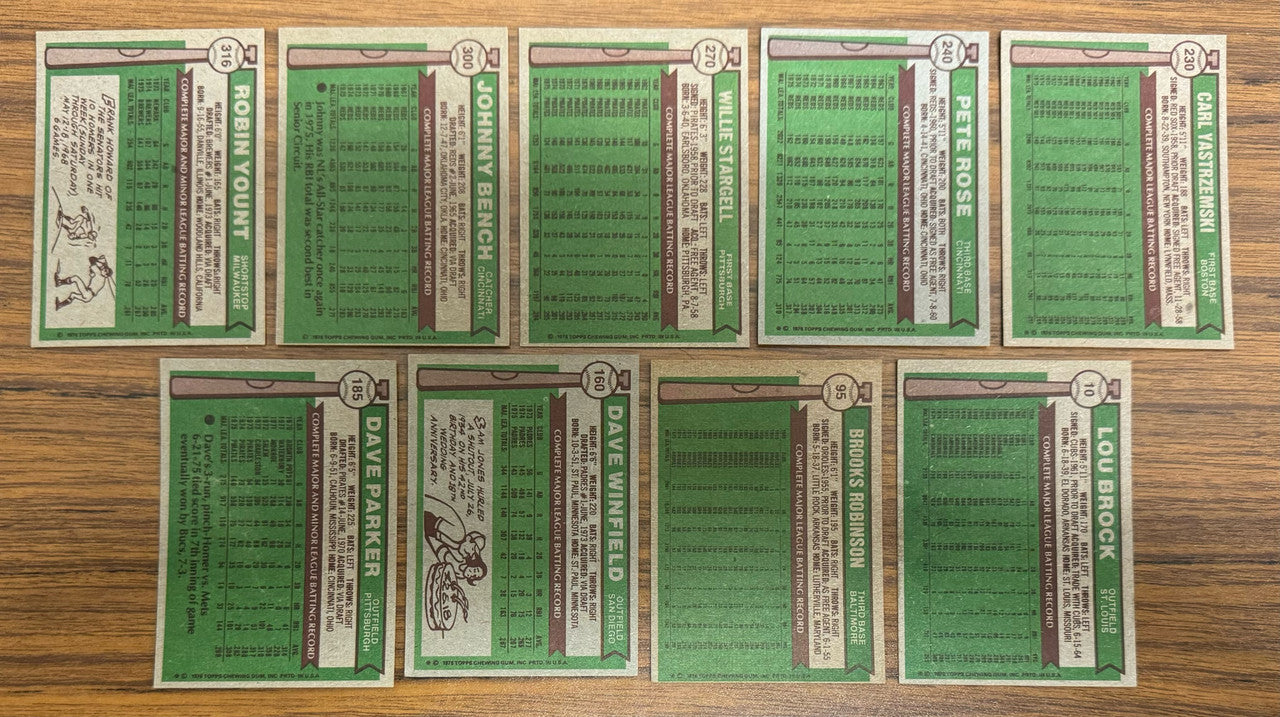 1976 Topps Baseball Complete Set Missing 1 659/660 EX/MT Overall