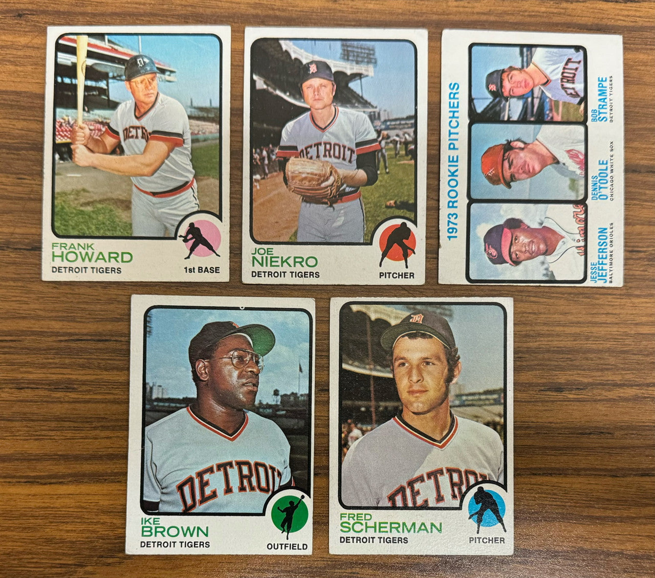 1973 Topps Detroit Tigers Team Set (29) Kaline Cobb VG-VG/EX